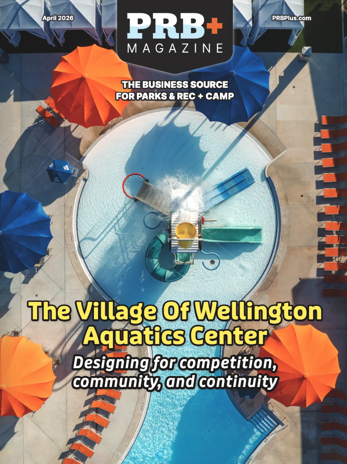 PRB+ Magazine Cover Wellington Aquatics Center